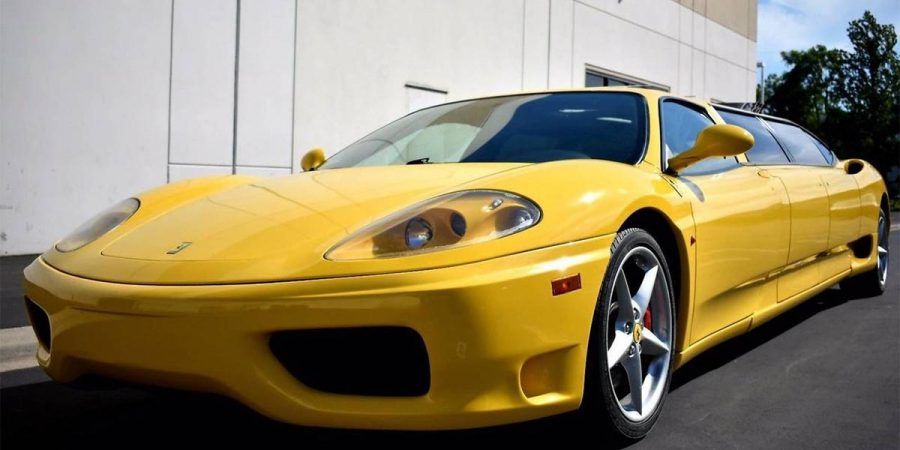 Así es la limusina Ferrari 360